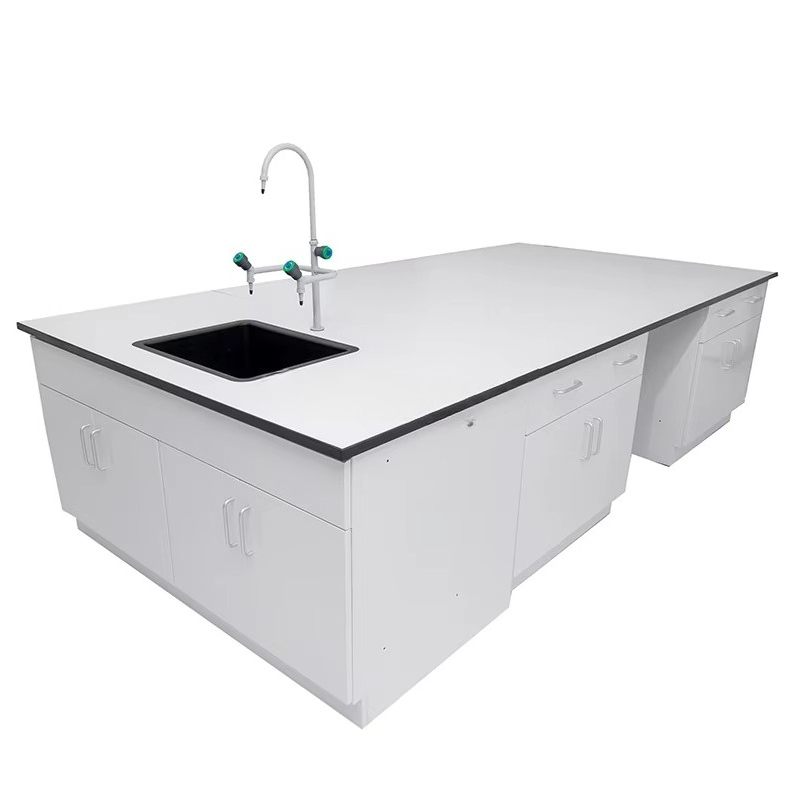 Medical Laboratories - Medisch laboratoriummeubilair eilandtafel elektronische biologie-eilandwerkbank met