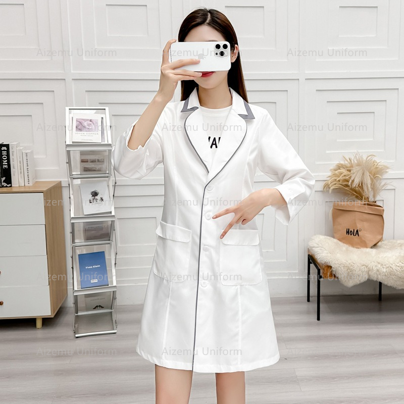zwart schoonheidsuniform met s - Medical Lab Logo recensie en prijs